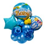 Bouquet de globos Bienvenido de niño