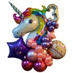 bouquet de globos unicornio