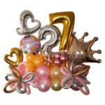 Bouquet  de globos corazón