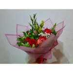 Arreglo de rosas rosado