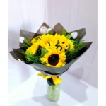 Arreglo de girasoles