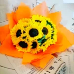 Arreglo de 10 girasoles