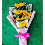 Ramo de 5 girasoles