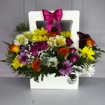Cesta de flores variadas