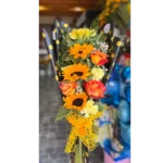Ramo de girasoles + rosas