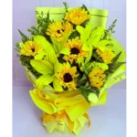 Ramo de girasol y lilium