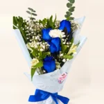 Ramo Armonía Azul y Blanca